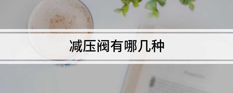 减压阀开云 开云体育有哪几种(图1)