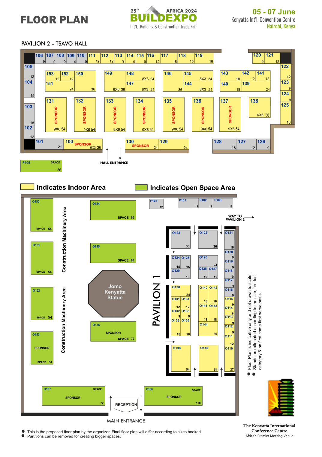 开云体育 Kaiyun.com 官网入口2024肯尼亚建材展 BUILD EXPO 展位图火热出炉报名正式启动(图2)